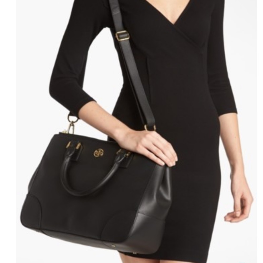 Tory Butch Saffiano Leather Robinson Tote